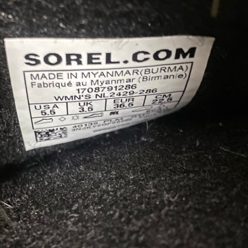 Sorel W’s Joan of Arctic Leather Waterproof Winter Boots-size 5.5 *NEW w/o box* - Picture 6 of 9